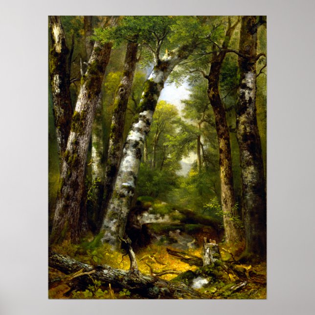 Póster Asher B. Durand Woodland Glen (Frente)