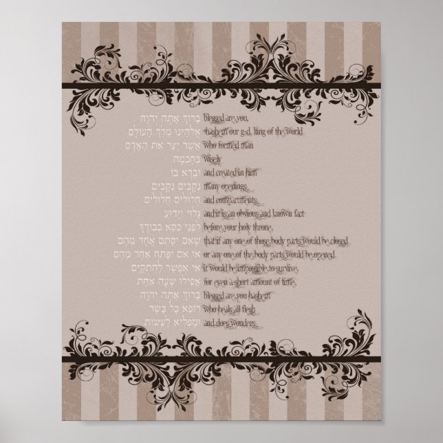 Póster Asher Yatzar Poster (Frente)