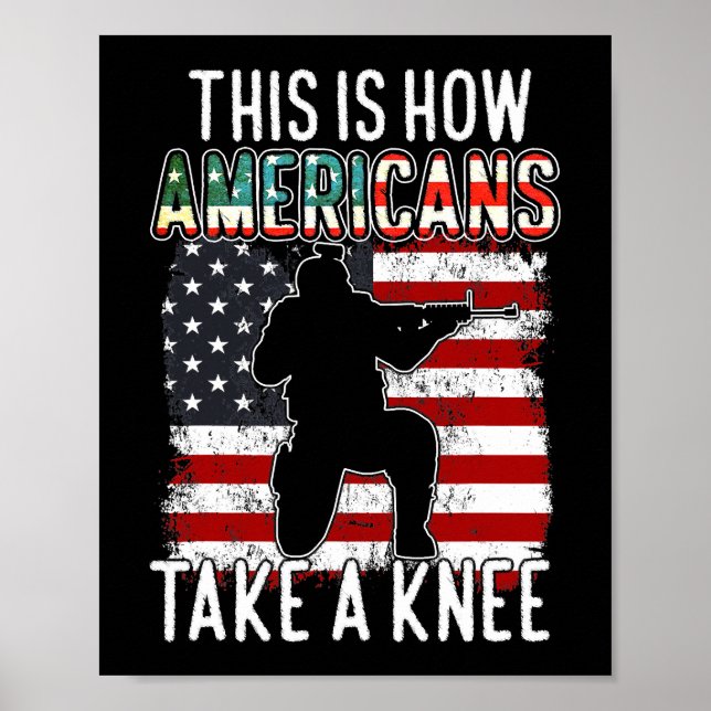 Póster Así Es Como Los Estadounidenses Se Llevan Un Venti (Frente)