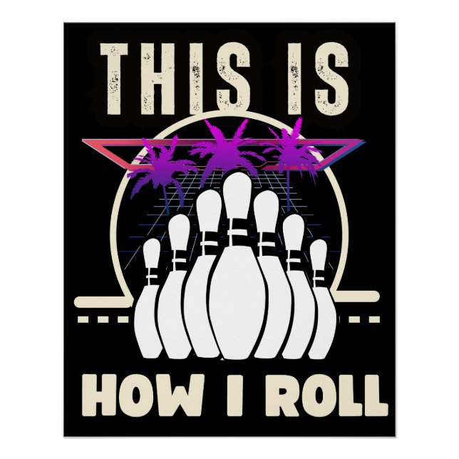 Póster así es como rollo boliche lindo (Anverso)
