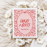 Así que Berry Sweet Whimsical Coquette Cards & Gif