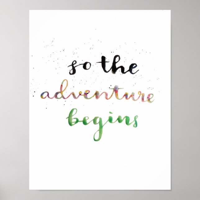 Póster Así que empieza la aventura (Frente)