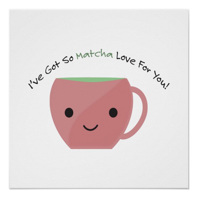 Póster Así Que Matcha Te Amó (Anverso)