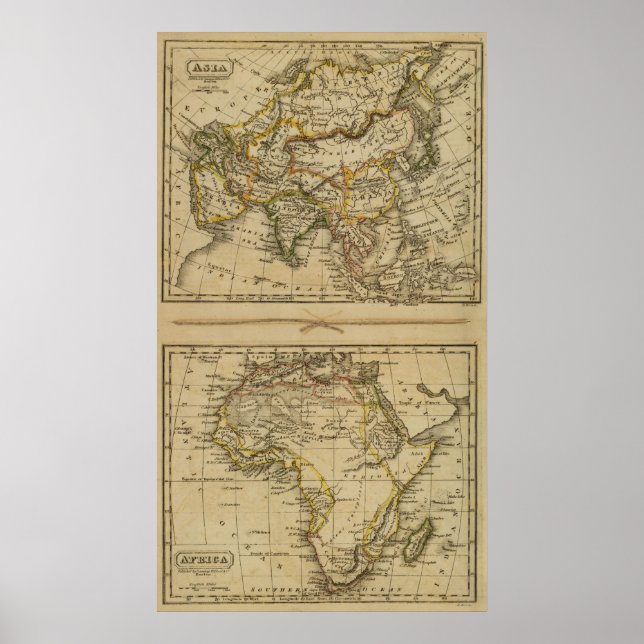 Póster Asia, Africa (Frente)