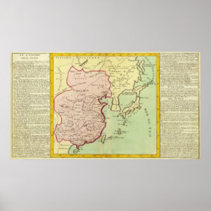Póster Asia, China, Japón