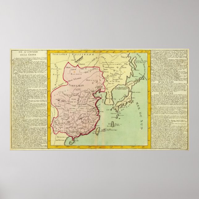 Póster Asia, China, Japón (Frente)