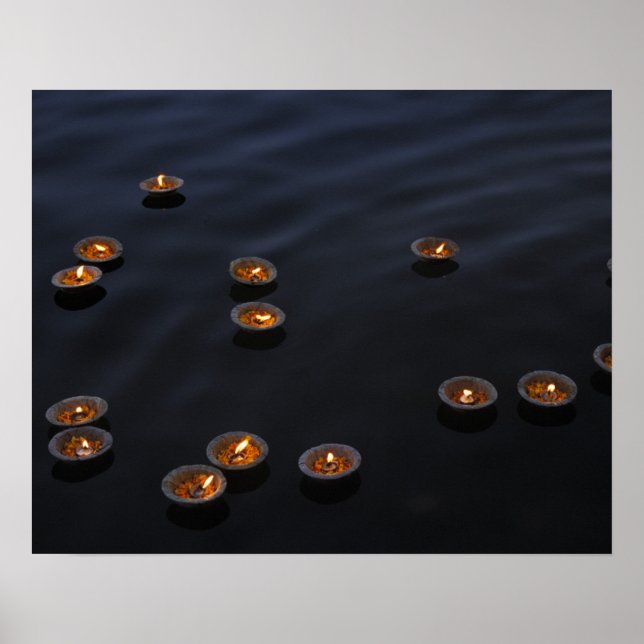 Póster Asia, India, Región de Varanasi. Ofertas en el (Frente)