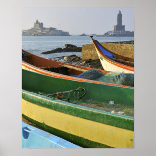 Póster Asia, India, Tamil Nadu, Kanniyakumari