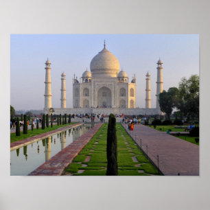 Póster Asia, India, Uttar Pradesh, Agra. El Taj 3