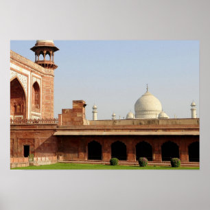 Póster Asia, India, Uttar Pradesh, Agra. El Taj 6