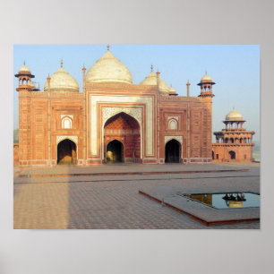 Póster Asia, India, Uttar Pradesh, Agra. En el