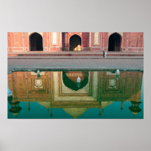 Póster Asia, India, Uttar Pradesh, Agra. En el 2