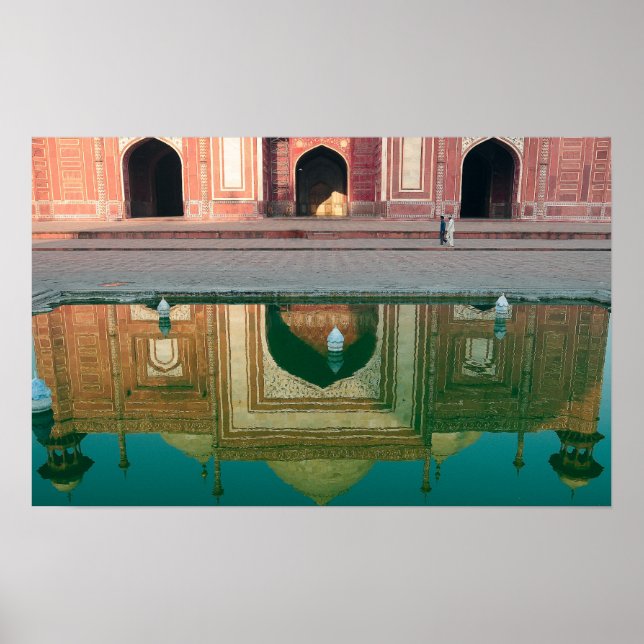 Póster Asia, India, Uttar Pradesh, Agra. En el 2 (Frente)
