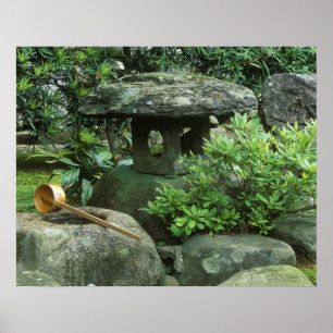 Póster Asia, Japón, Nagasaki, Hirado, Residencia de Samur