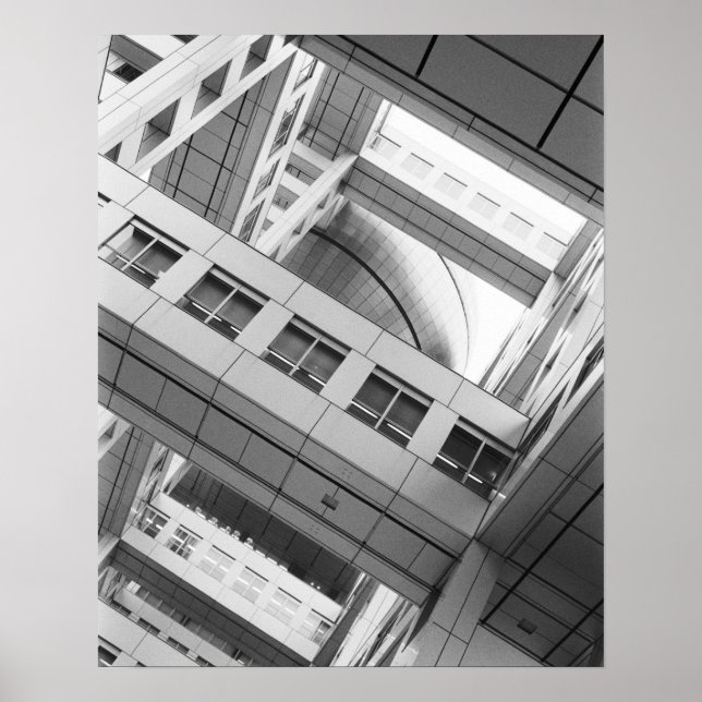 Póster Asia, Japón, Tokio. Edificio Fuji TV, Odaiba (Frente)