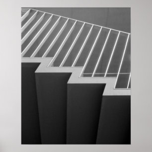 Póster Asia, Japón, Tokio. Escaleras de Tokio 2