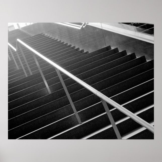 Póster Asia, Japón, Tokio. Escaleras, Tokio International (Frente)