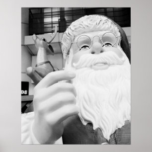 Póster Asia, Japón, Tokio. Papá Noel en Ikebukuro