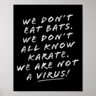 Póster Asia Live Anti Racismo Aapi Conciencia Detener Asi