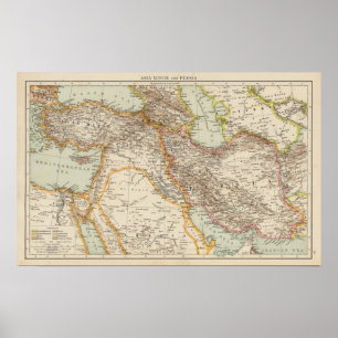 Póster Asia Menor, Persia