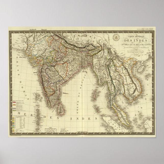 Póster Asia meridional (Frente)