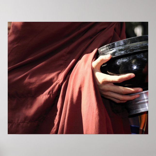 Póster Asia, Myanmar (Birmania), Mandalay. Monjes novatos (Frente)