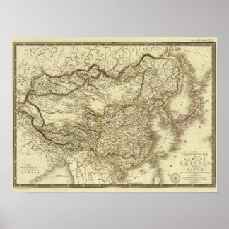 Póster Asia Oriental, China, Japón