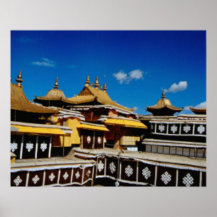 Póster Asia, Tíbet, Lhasa, Potala Palace alias Red