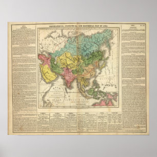 Póster Asia y el Imperio de Genghis Kahn