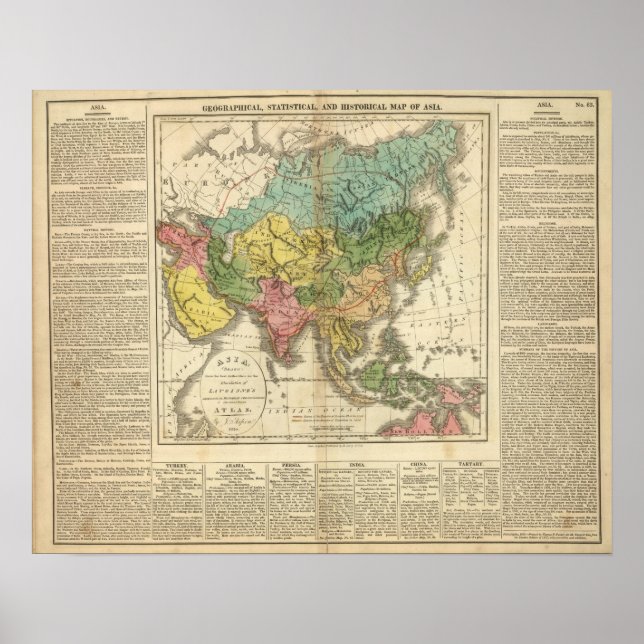 Póster Asia y el Imperio de Genghis Kahn (Frente)