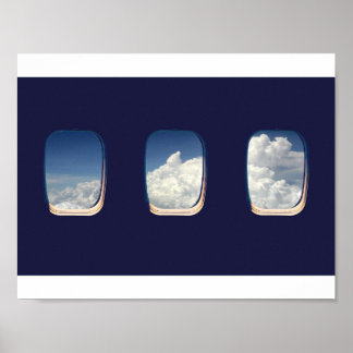 Póster Asiento de ventana