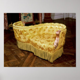 Póster Asiento para dos rellenado, período de Napoleon