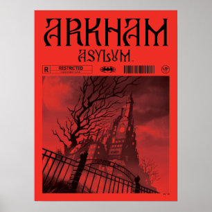 Póster Asilo de Arkham: Restringido