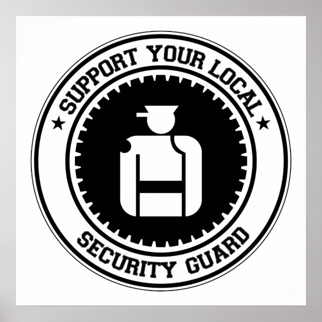 Póster Asistencia a su Guardia de Seguridad Local (Frente)