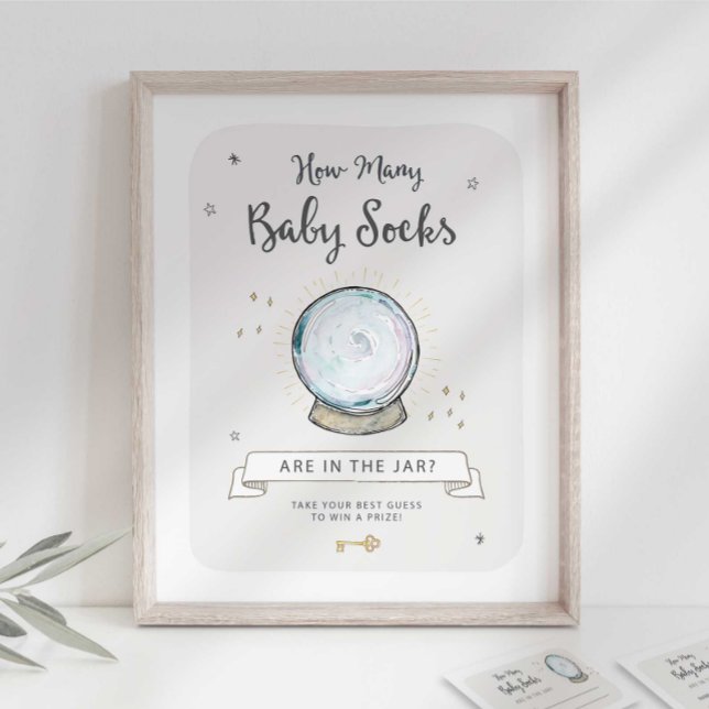 Póster Asistente Baby Shower: cuántos calcetines hay en l (Subido por el creador)