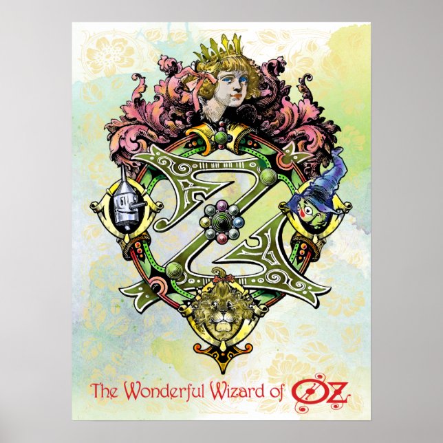 Póster Asistente clásico del Poster de regalías de Oz (Frente)
