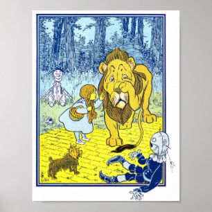 Póster Asistente de cosecha de Ilustracion Oz