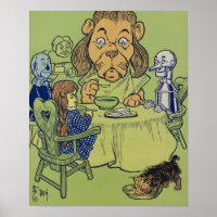 Asistente de cosecha de Oz comiendo en la mesa