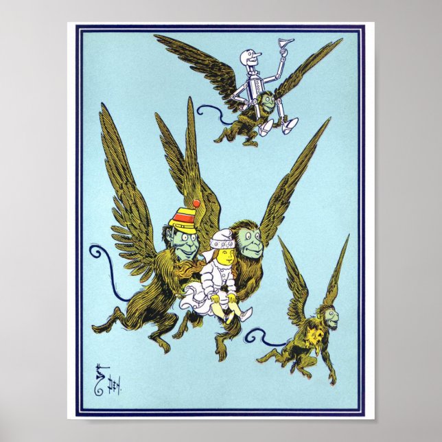 Póster Asistente de época del Ilustracion Oz (Frente)