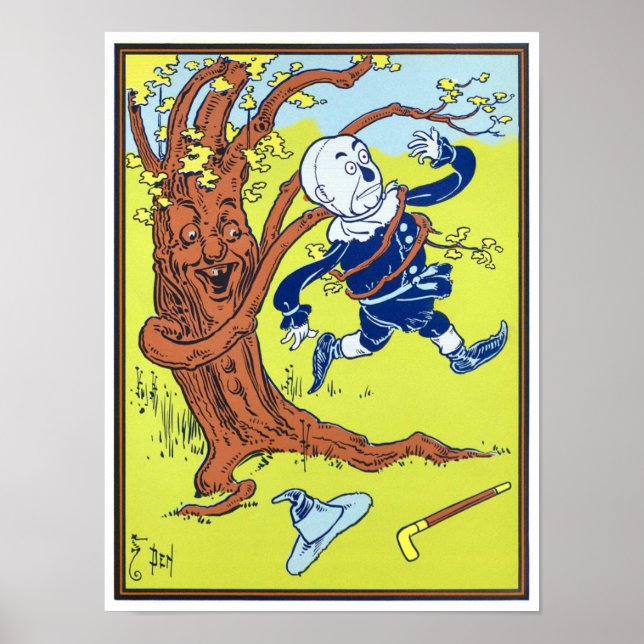 Póster Asistente de época del Ilustracion Oz (Frente)
