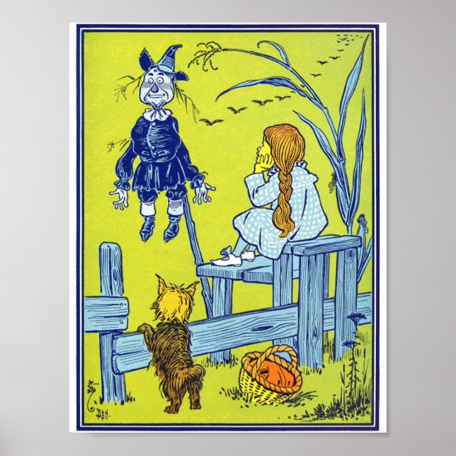 Póster Asistente de época del Ilustracion Oz (Frente)