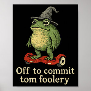 Póster Asistente De Escarcha Extraña Para Cometer A Tom F