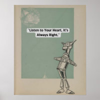 Asistente De Vintage De Oz - Cita De Tinman