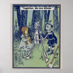Póster Asistente De Vintage De Oz poster - Juntos Estamos