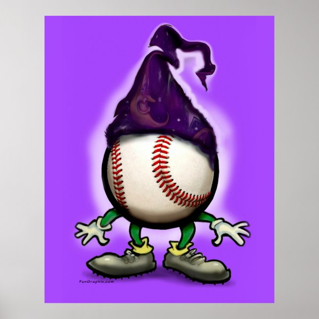 Póster Asistente para béisbol (Frente)
