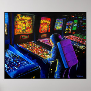 Póster Asistente para pinball