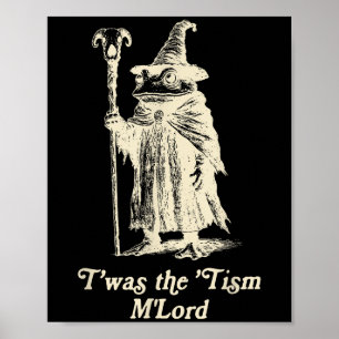 Póster Asistente para ranas Meme Concienciación sobre aut