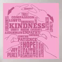 Póster ASL - Belleza interior - Cultura sorda Diseño "Vee