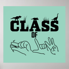 Póster ASL - Clase de 2026 - Diseño ASL de graduación