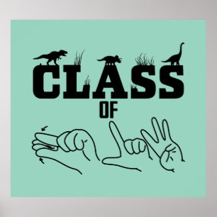 Póster ASL - Clase de 2026 - Diseño ASL de graduación